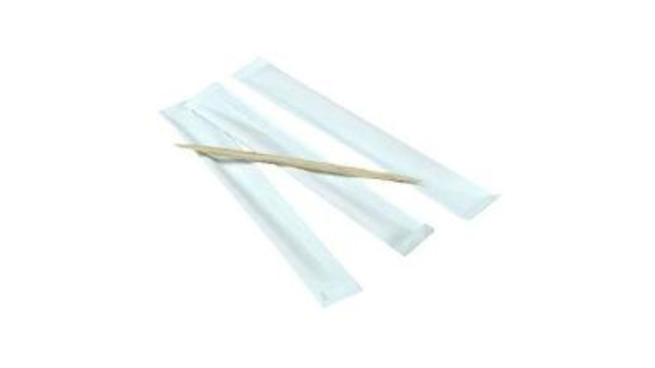 Tandstik træ 65mm 1000stk enkeltpakket