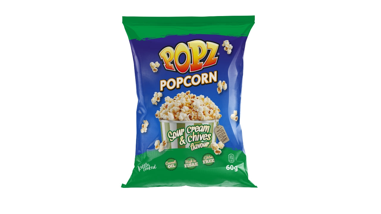 Popcorn sour cream & chives 60g
