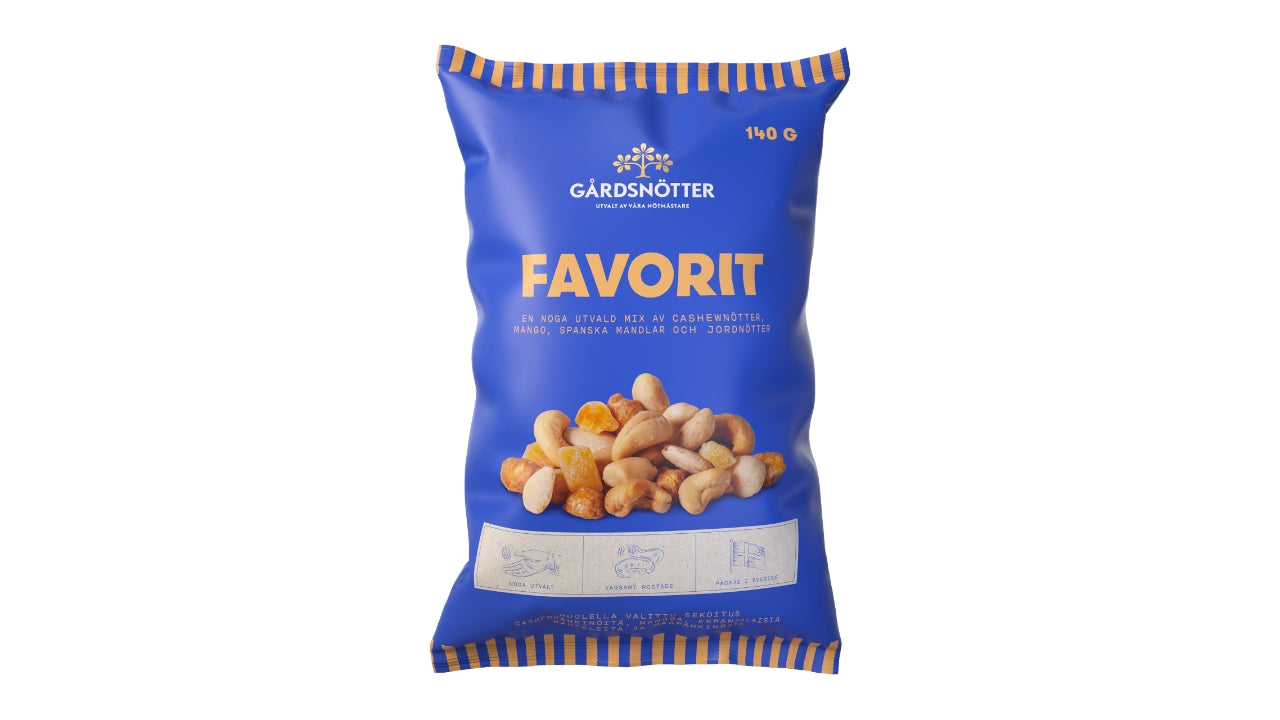 Gårdsnötter Favorit mix 140g
