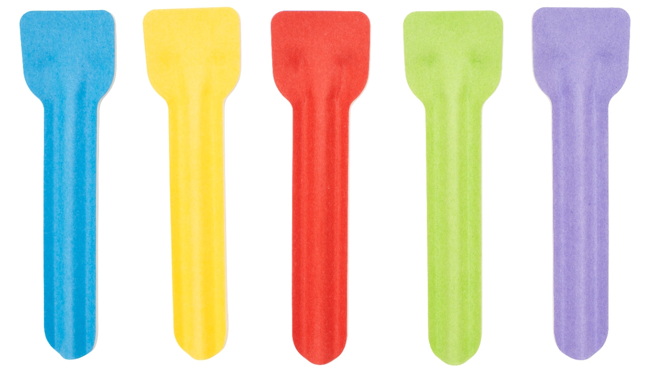 Papirske farvemix 95mm 100stk