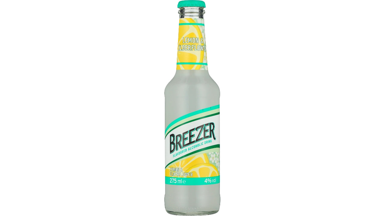 Breezer lemon elderflower 4%  27,5cl