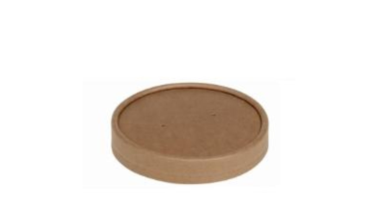 Paplåg brun kraft m/PLA coating 25stk