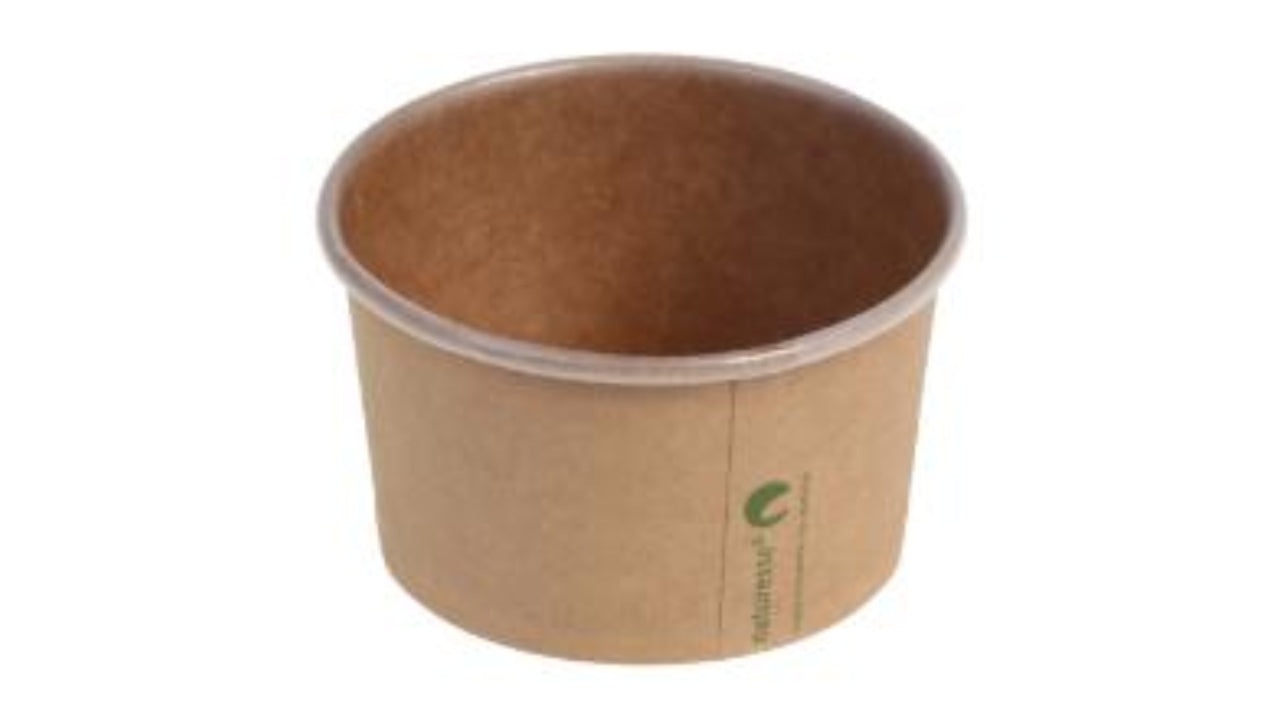 Isbæger 180ml ø85x52mm kraft pap
