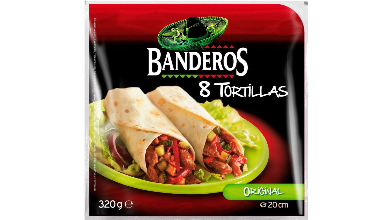 Tortillas banderos 8stk 320g