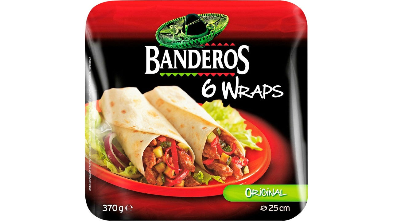 Tortillas banderos stor 370g