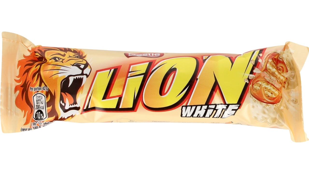 Lion white bar 24x42g