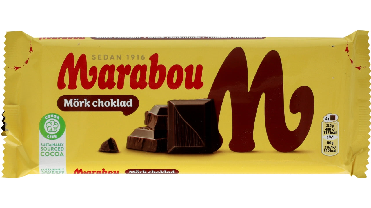 Marabou mørk 180g