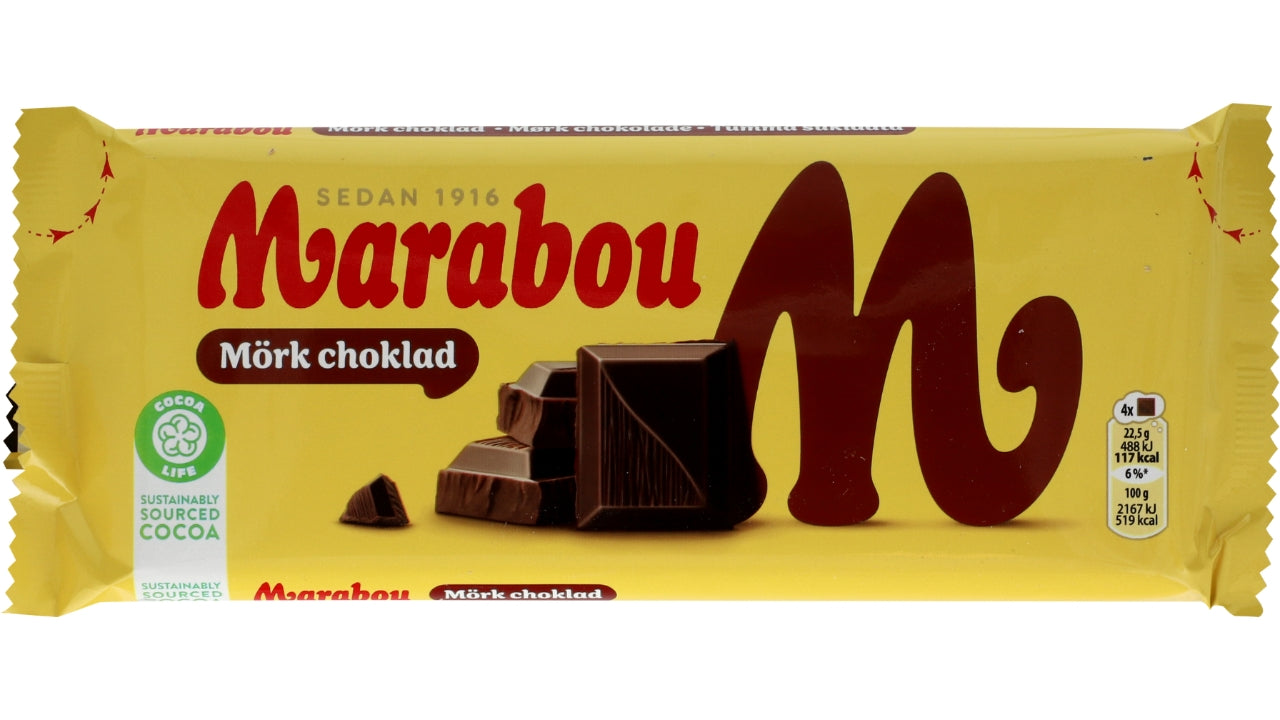 Marabou mørk 180g