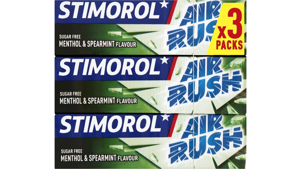 Stimorol Air Rush spearmint 3pk 12x42g