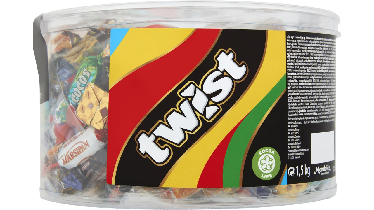 Twist blandet chokolade 1,5kg