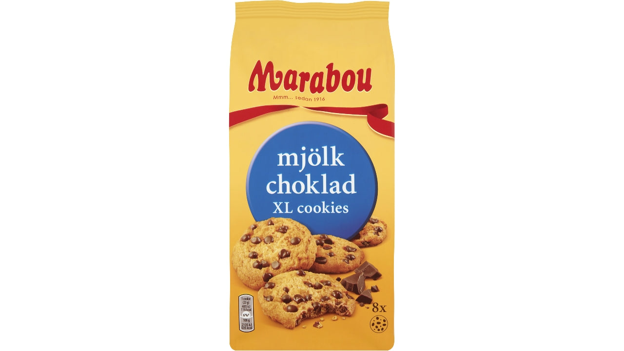 Marabou cookies milk chocolate 184g