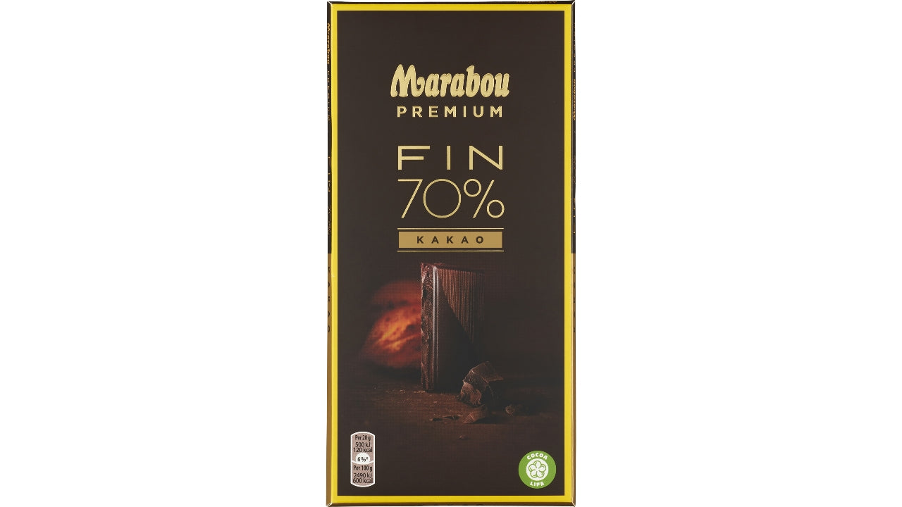 Marabou premium dark 70% 100g