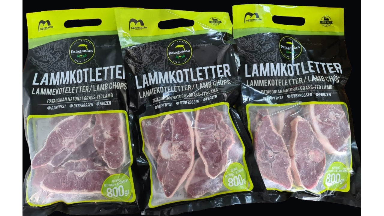 Lammekoteletter IQF 800g