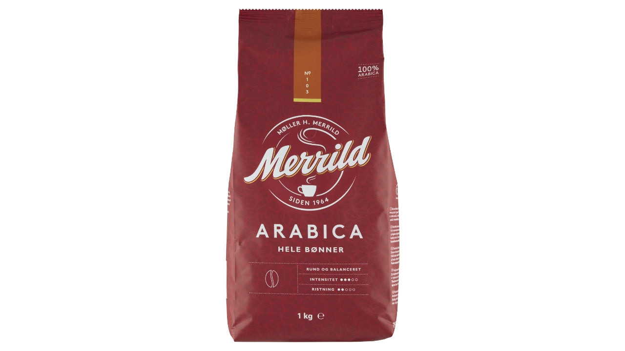 Arabica hele bønner 1000g