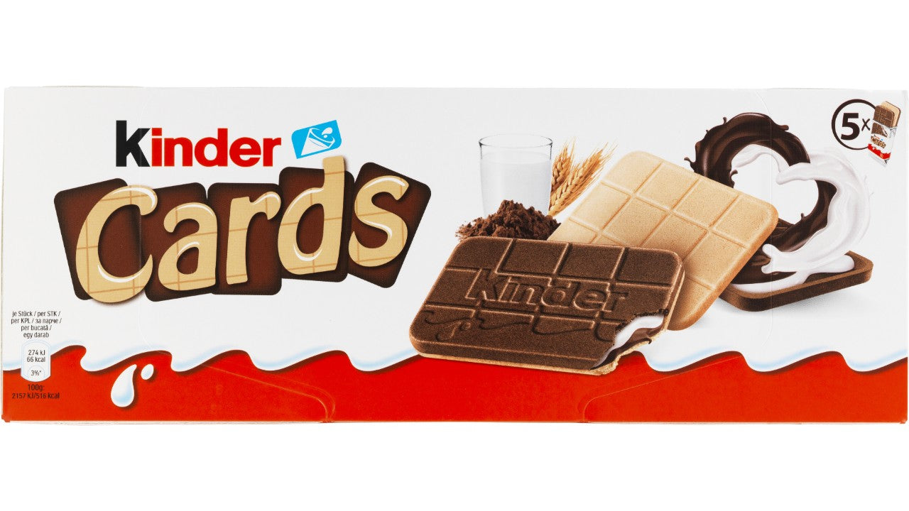 Kinder cards 5pak 128g