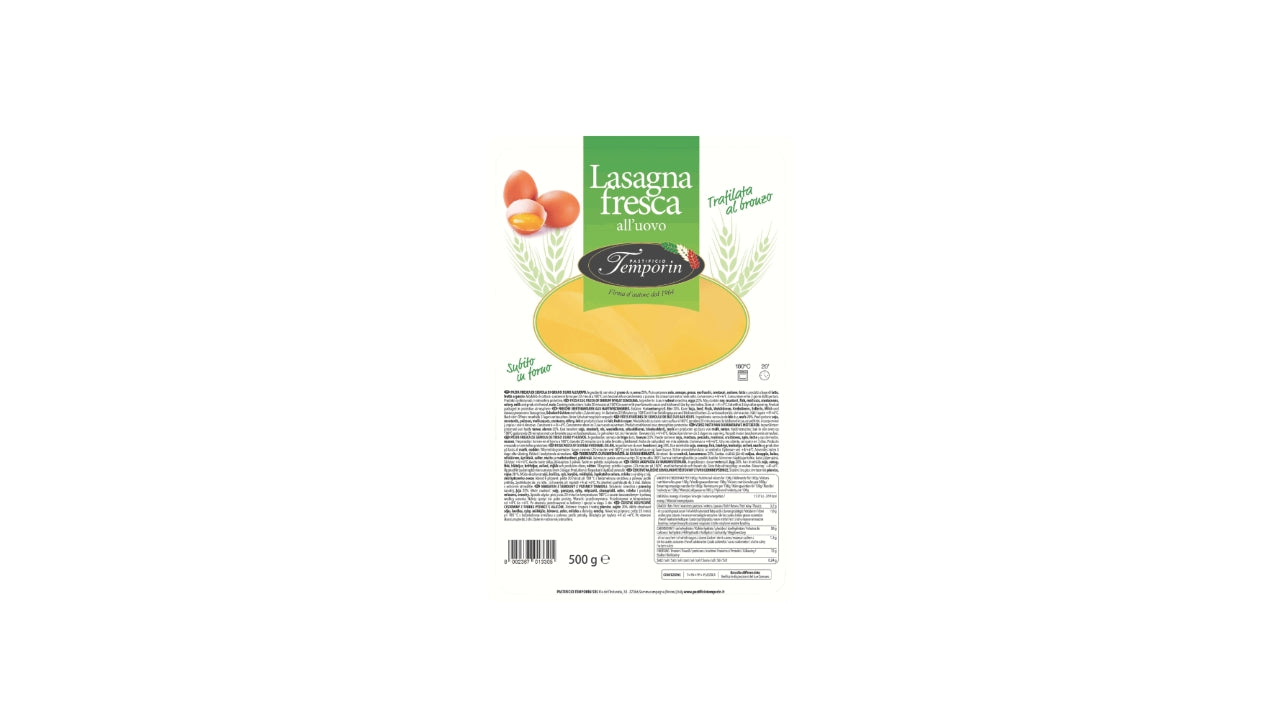 Frisk lasagneplader 500g