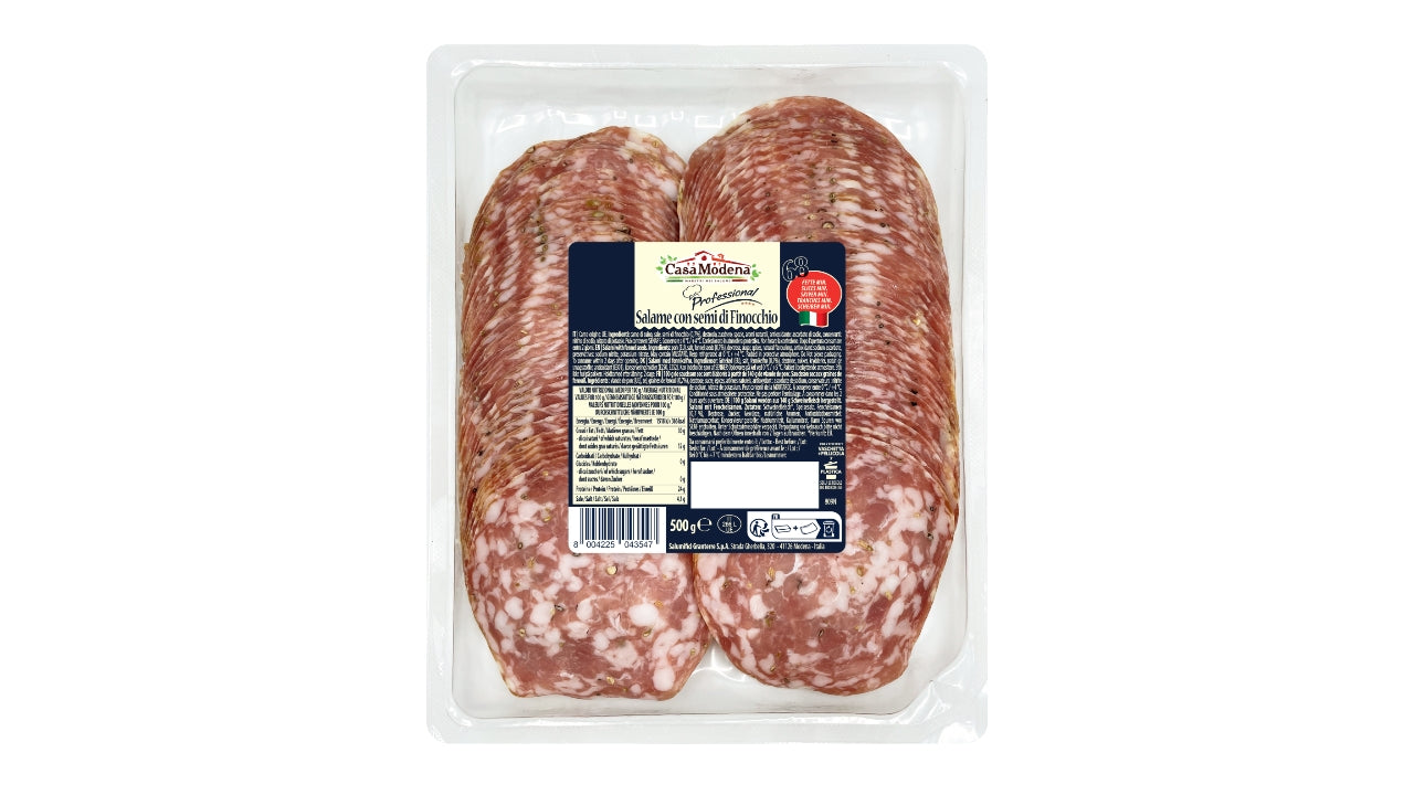 Salami Finocchiona i skiver 500g