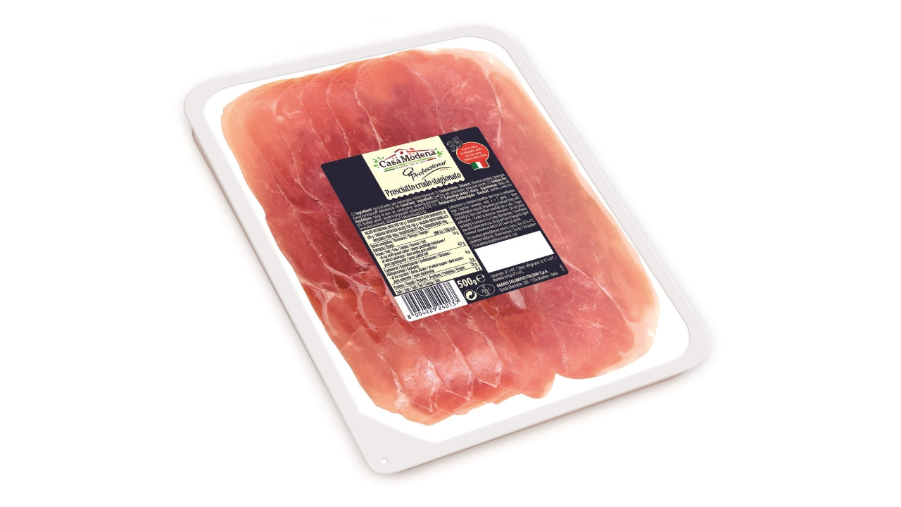 Prosciutto Crudo i skiver 500g