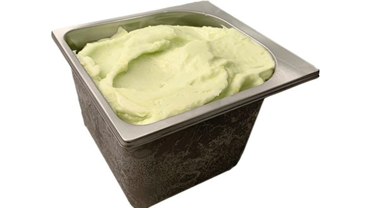 Italiensk is grøn æblesorbet 2500ml