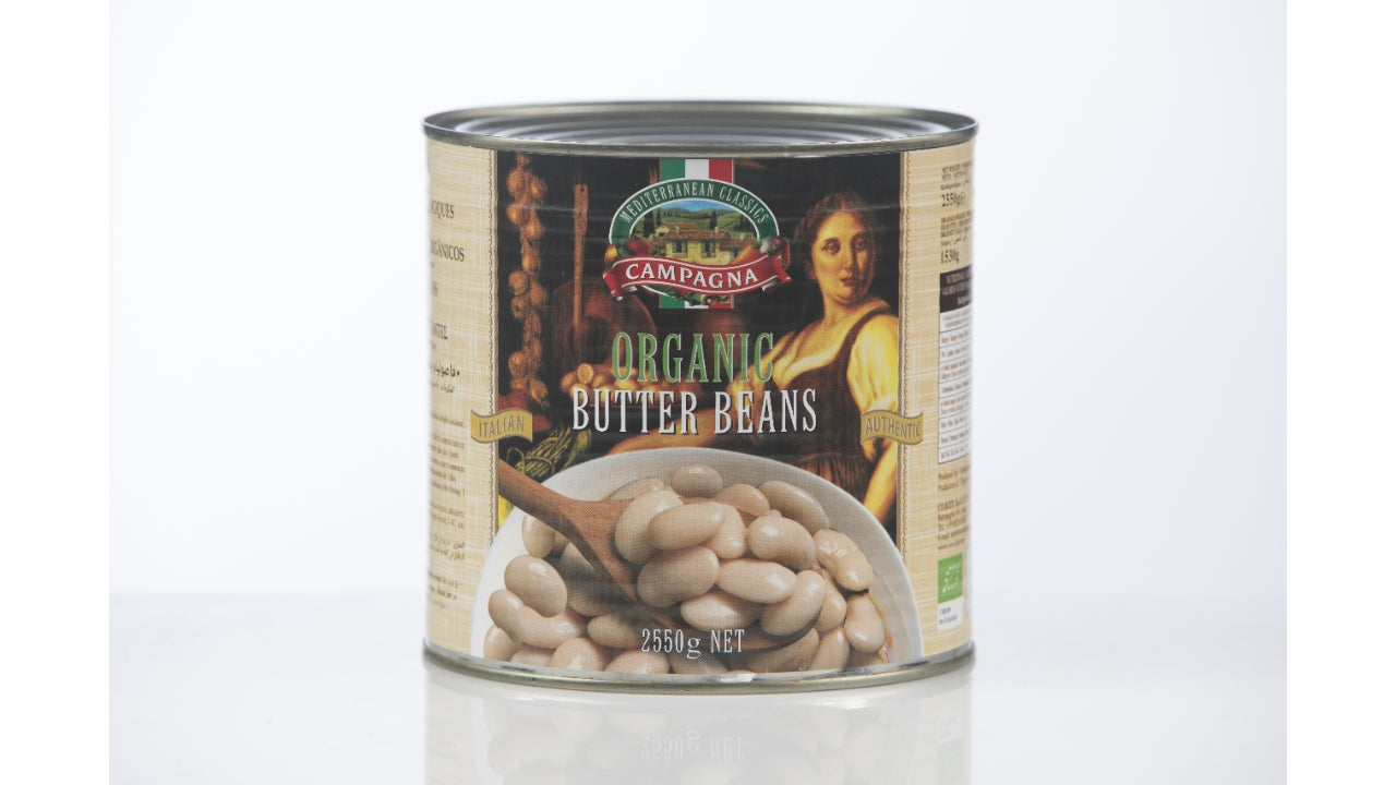 Øko Bønner Butterbeans 2,55kg/1,53kg IT