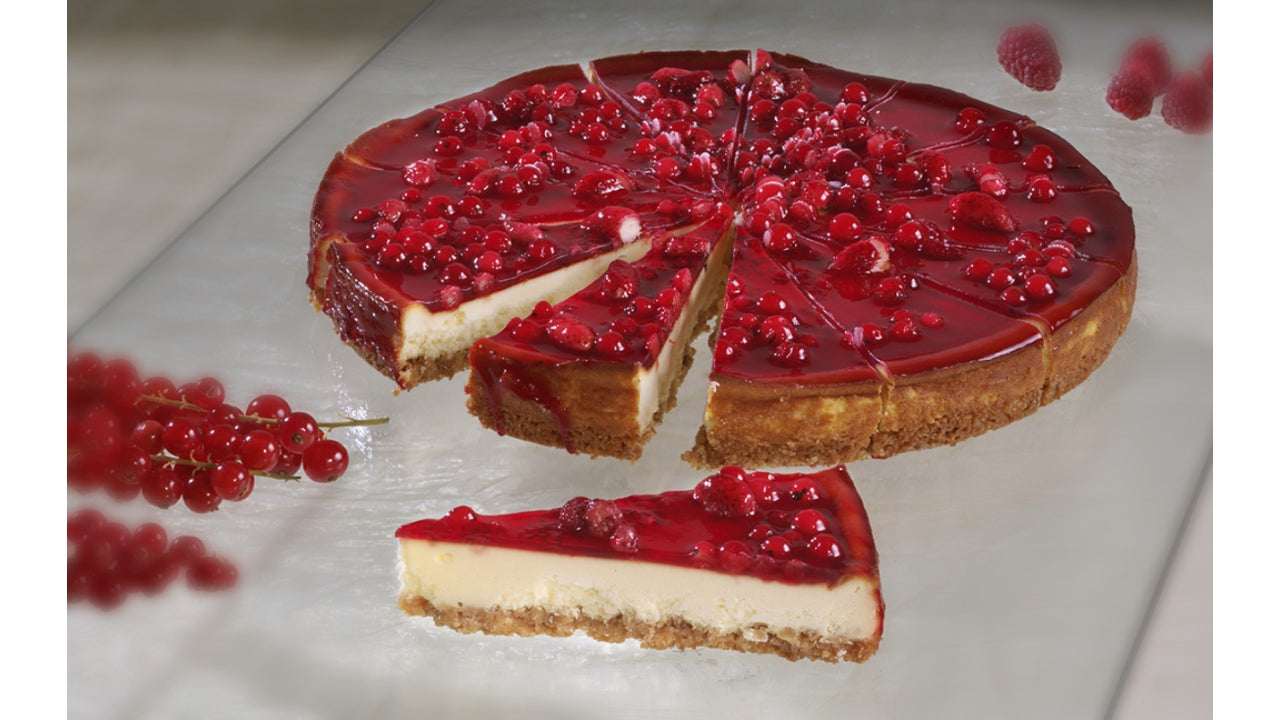 Italiensk cheesecake m/ røde bær 1450g