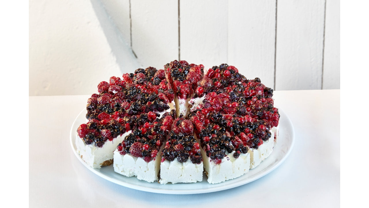 Skovbær cheesecake 12portioner 1,3kg
