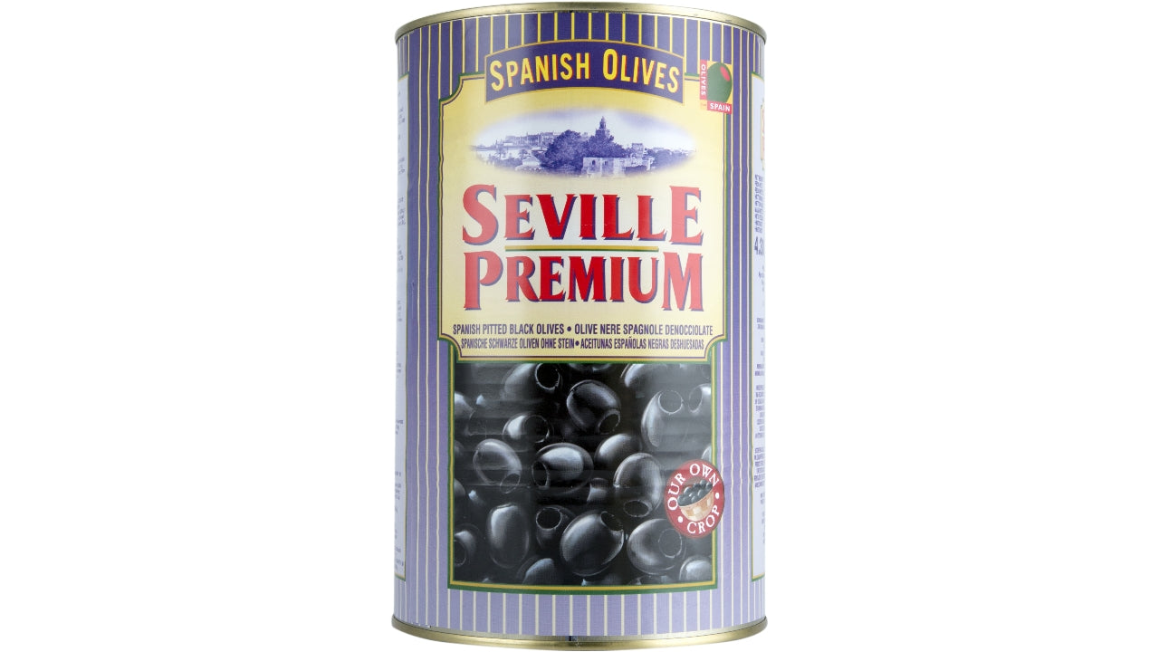 Sorte Oliven u. sten 4,3 Seville Premium