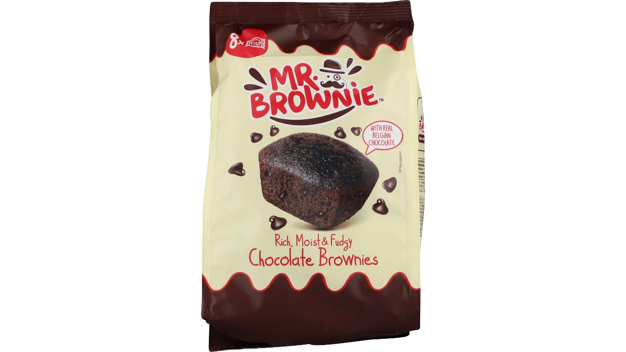 Chokolade brownie indpakket 8x25g
