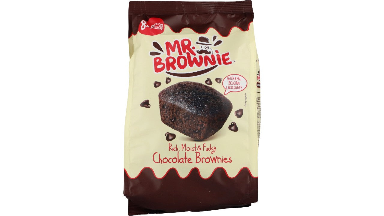 Chokolade brownie indpakket 8x25g
