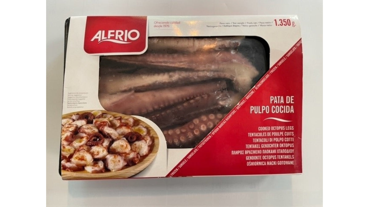 Blæksprutte tentakler kogte 1,5kg