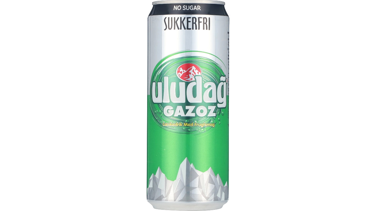 Uludag Gazoz sodavand sukkerfri 24x33cl