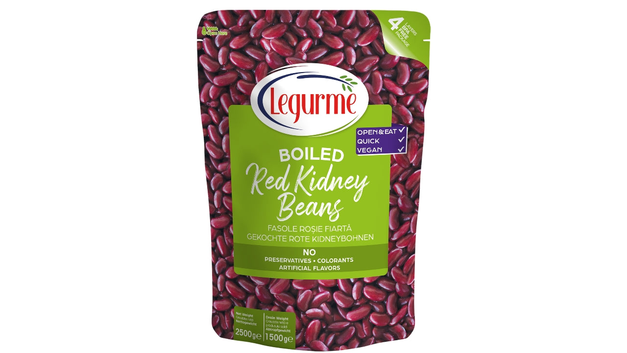 Røde kidneybønner i pose 2500g/1500g