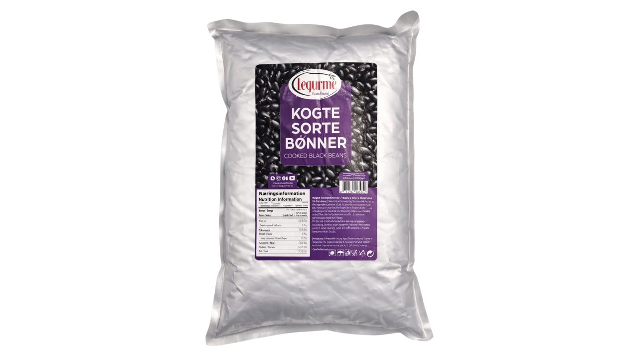 Sorte bønner i pose 2500g/1500g
