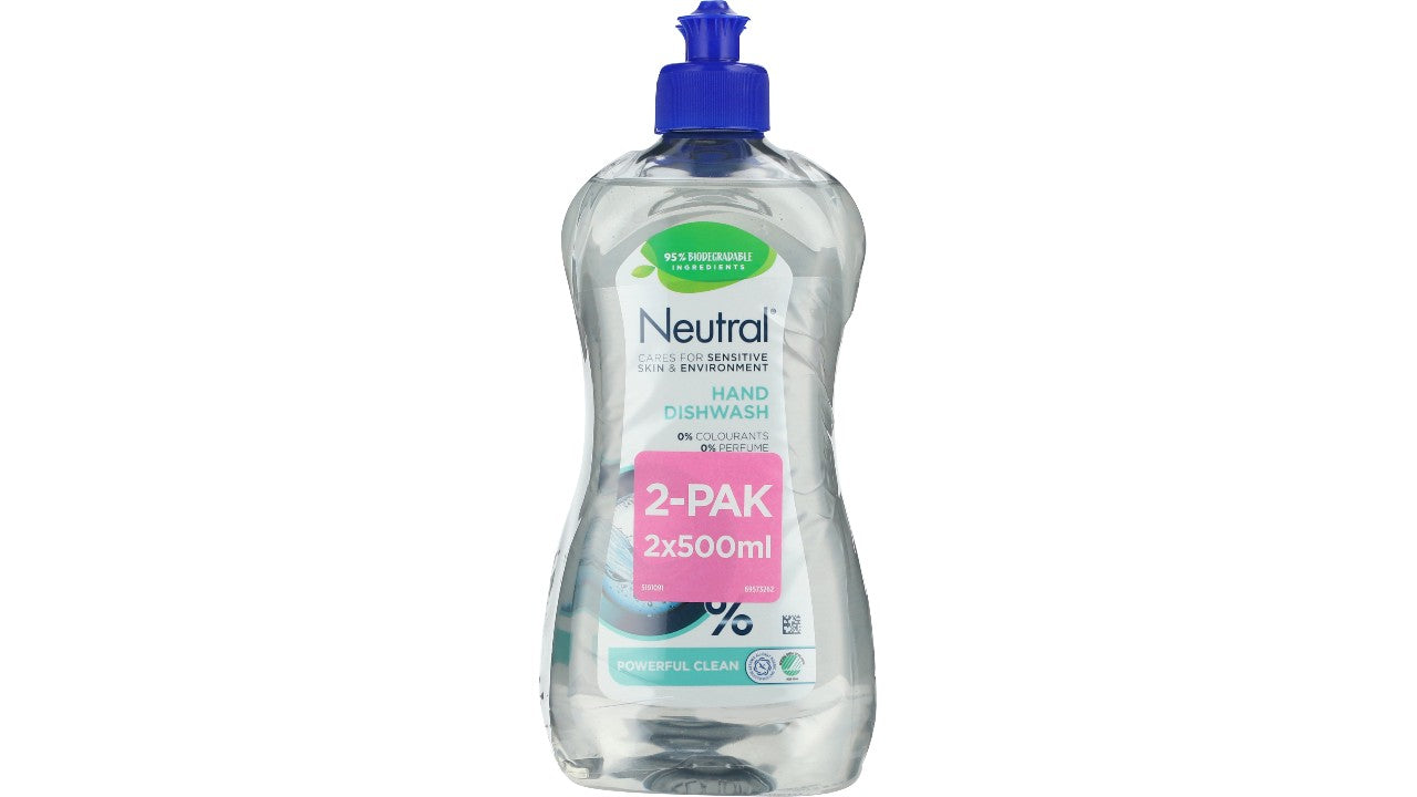 Neutral koncentreret opvask 2x500ml