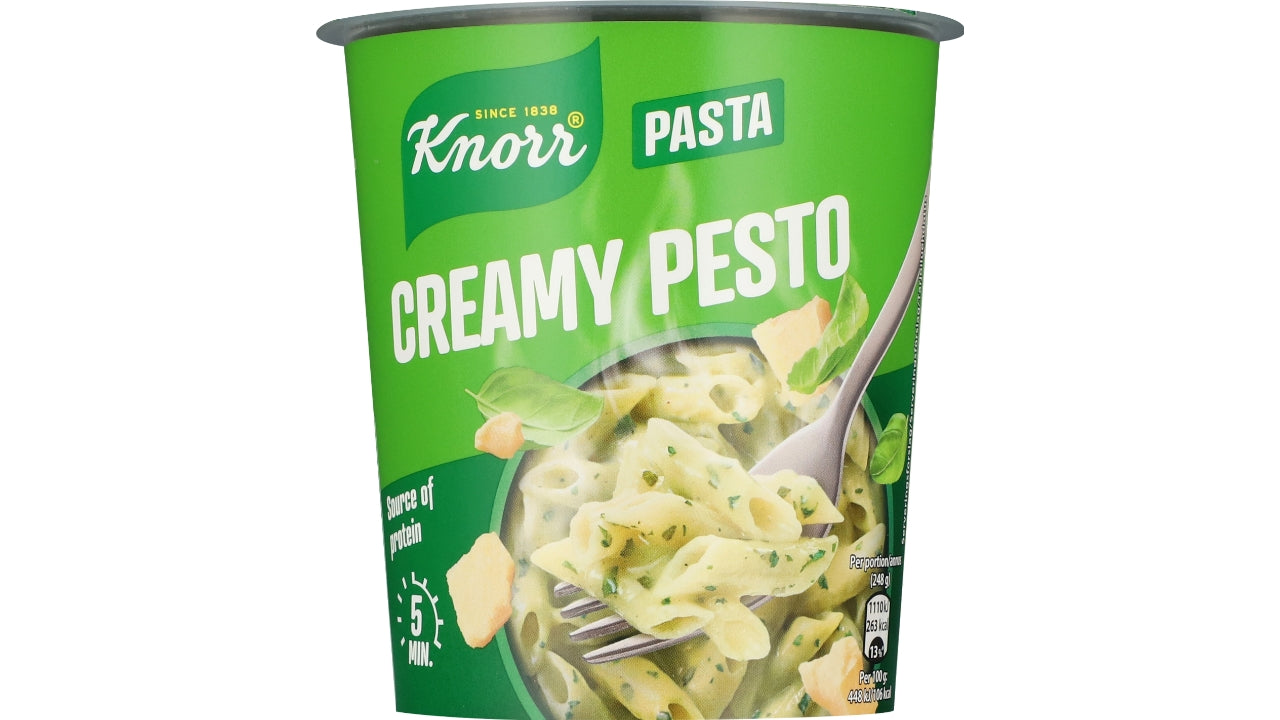 Pasta snack pot creamy pesto 68g