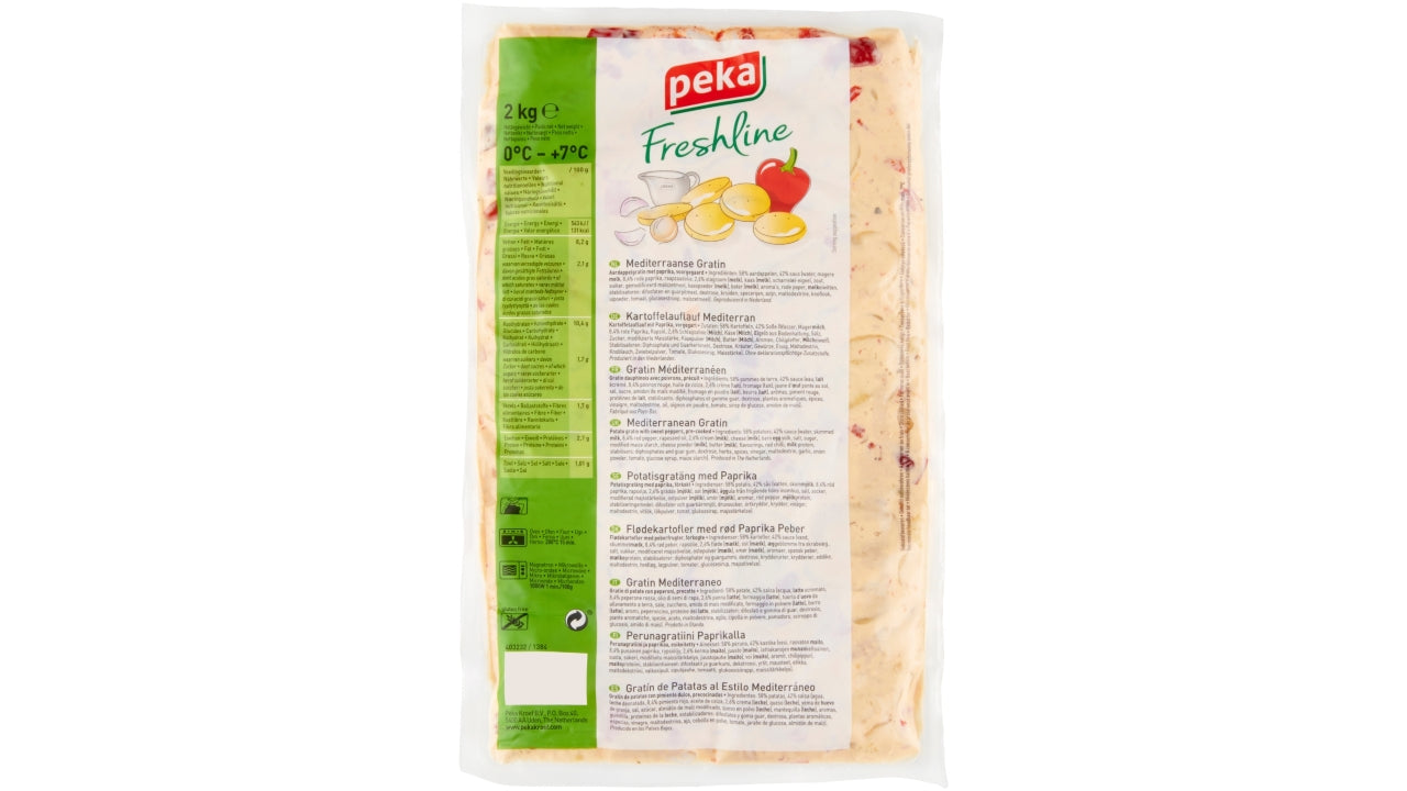 Flødekartofler med rød peber 2kg