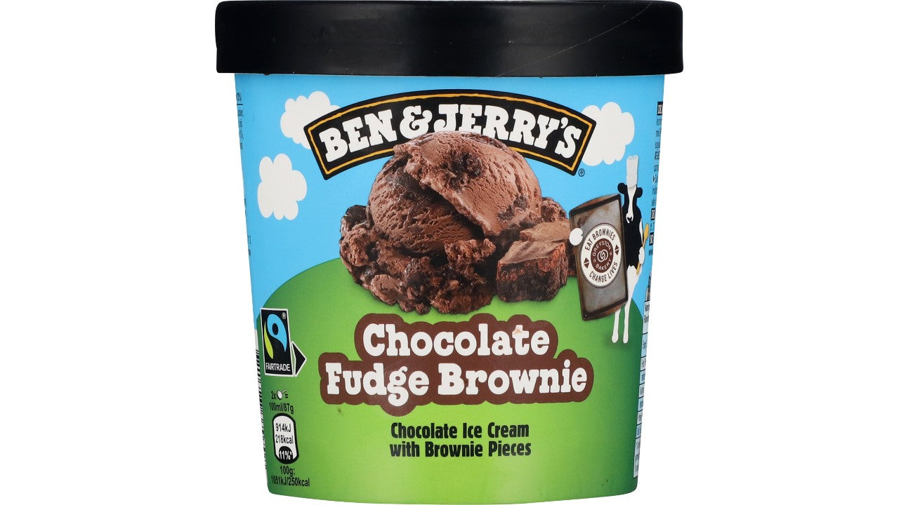 B&j chocolate fudge brownie 465ml
