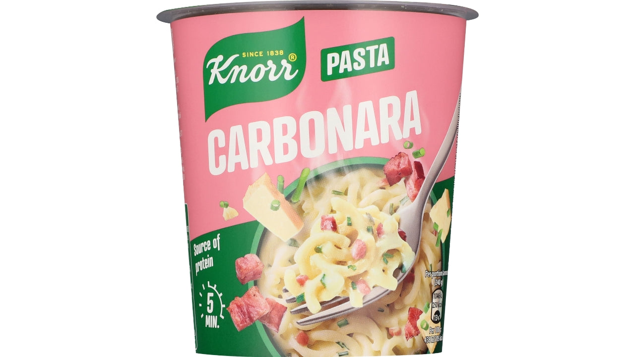 Pasta snack pot carbonara 63g