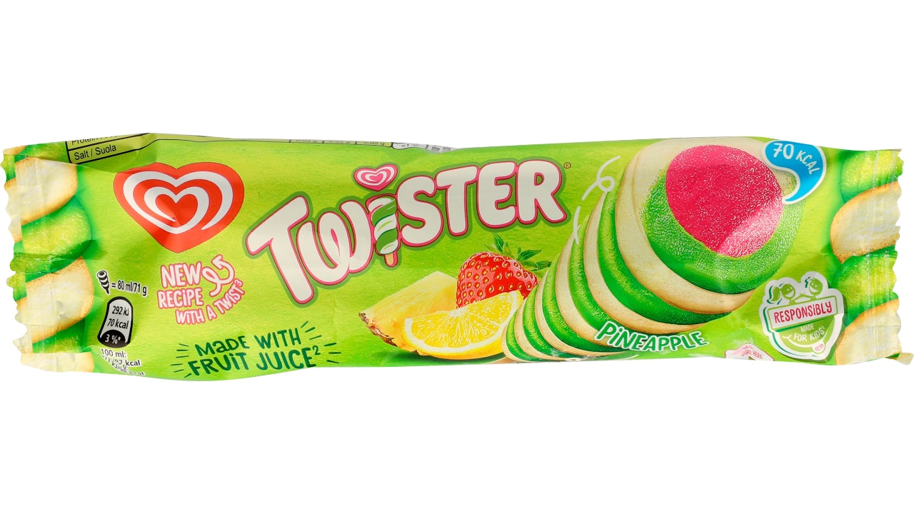 Twister pineapple 35x80ml