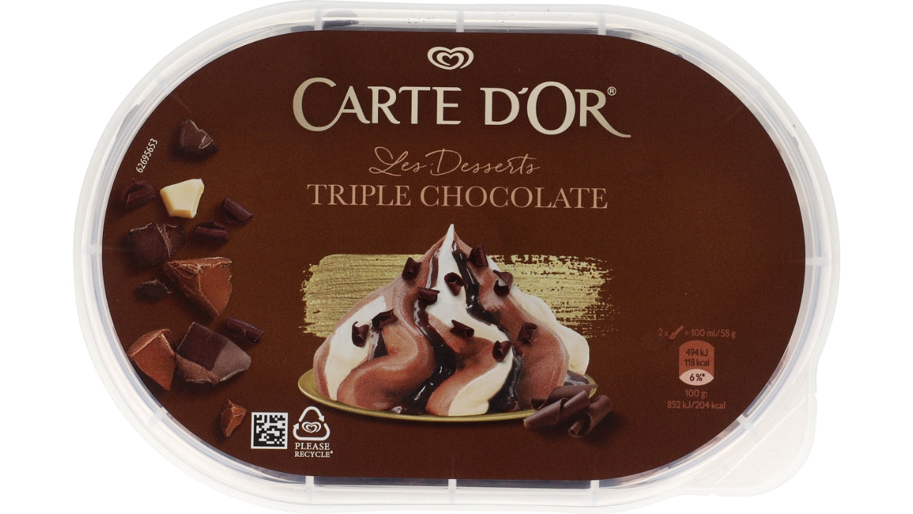 Triple chocolate 825ml
