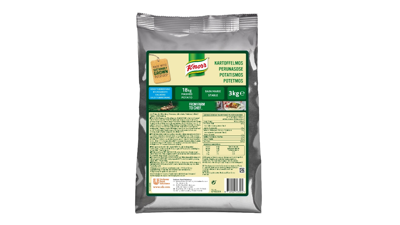 Kartoffelmos kold tilberedning 3kg