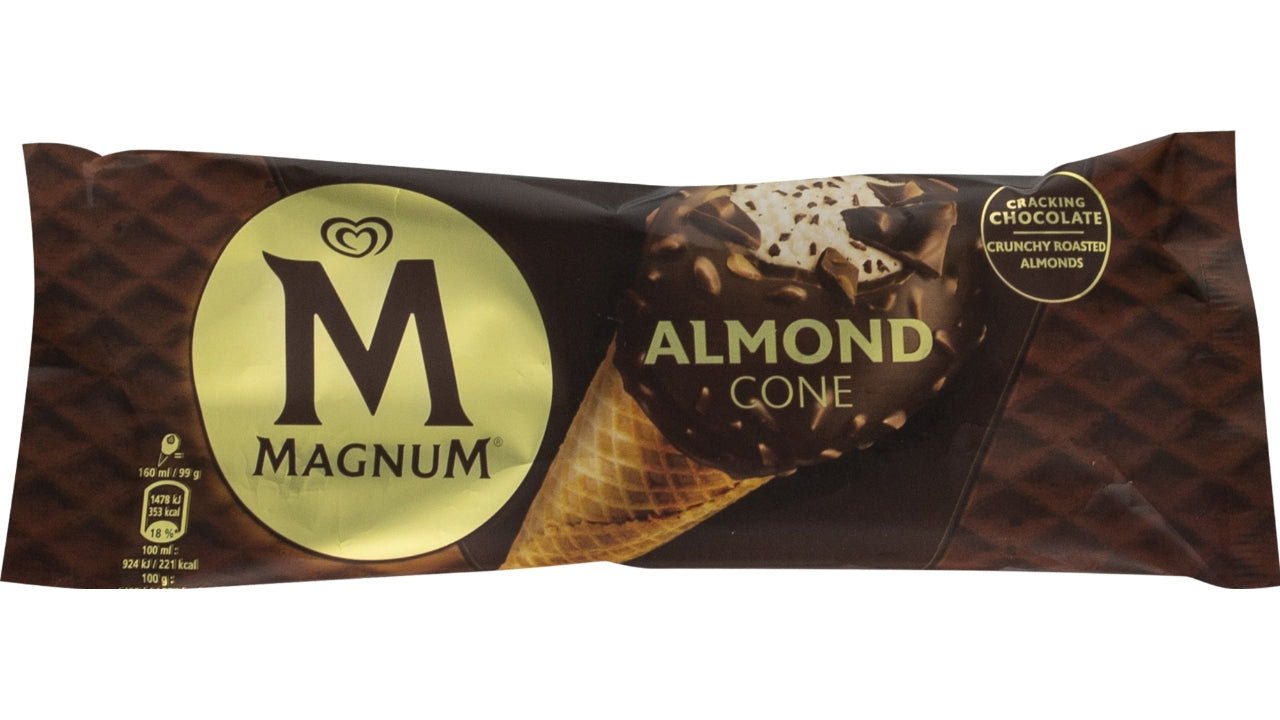 Magnum mandel isvaffel 20x160ml
