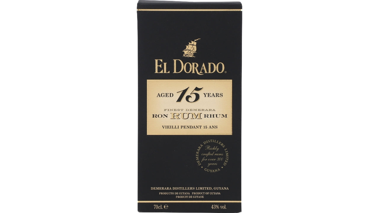 El Dorado rom 15 år 43% 70cl