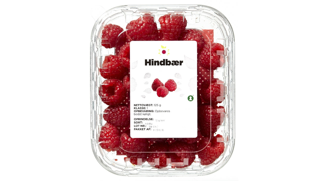 Bær Hindbær 125 g (12)