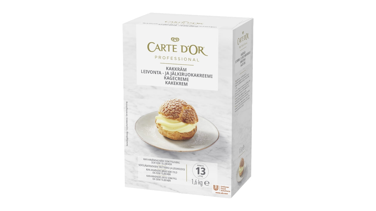 Kagecreme bagefast 1,6kg/13L