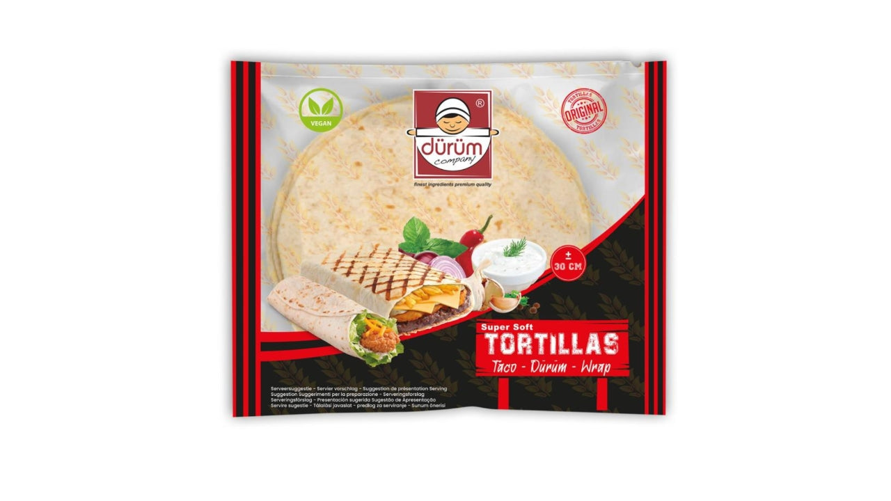 Tortilla hvede 30cm 18stk