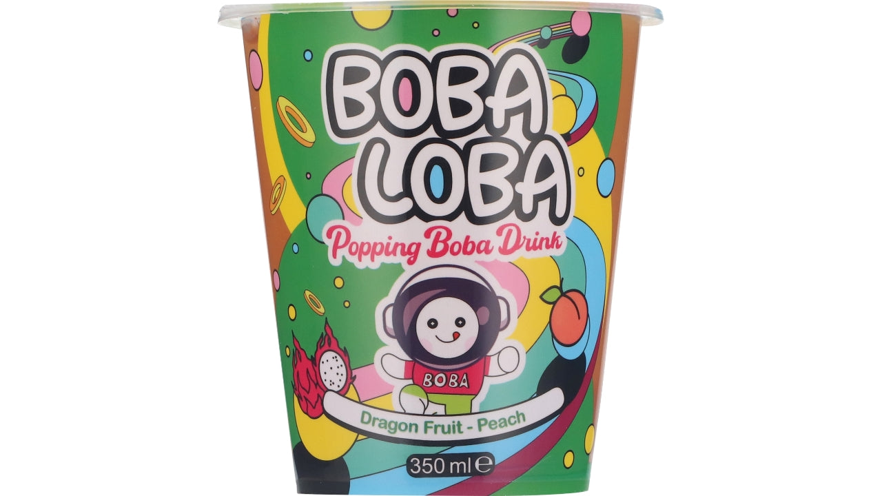 Boba Loba dragon fruits fersken 35cl