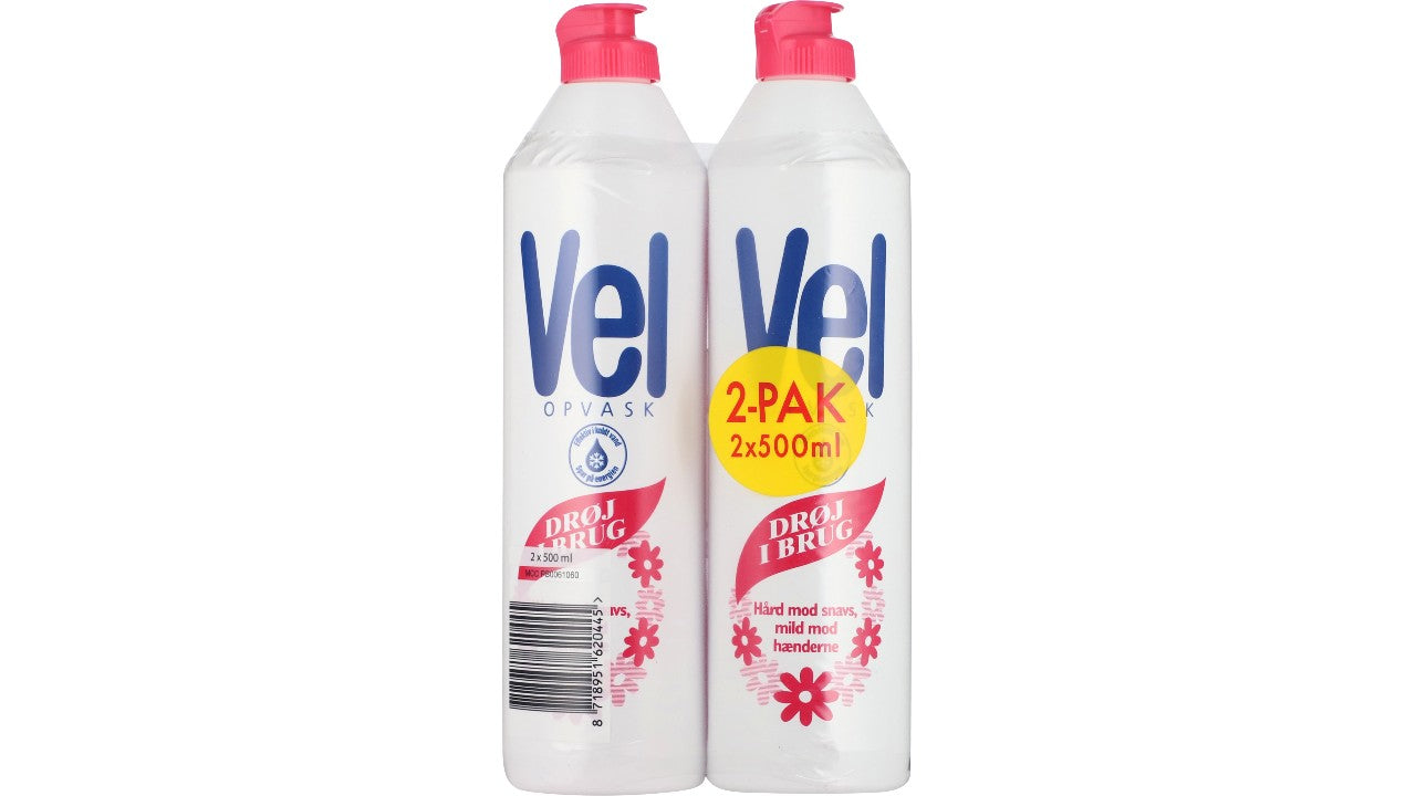 Vel opvask regular 2-pak 1000ml
