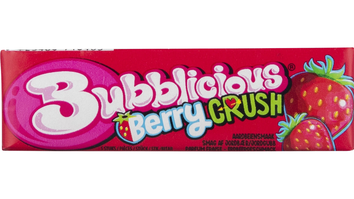 Bubblicious Strawb. crush 18x37g