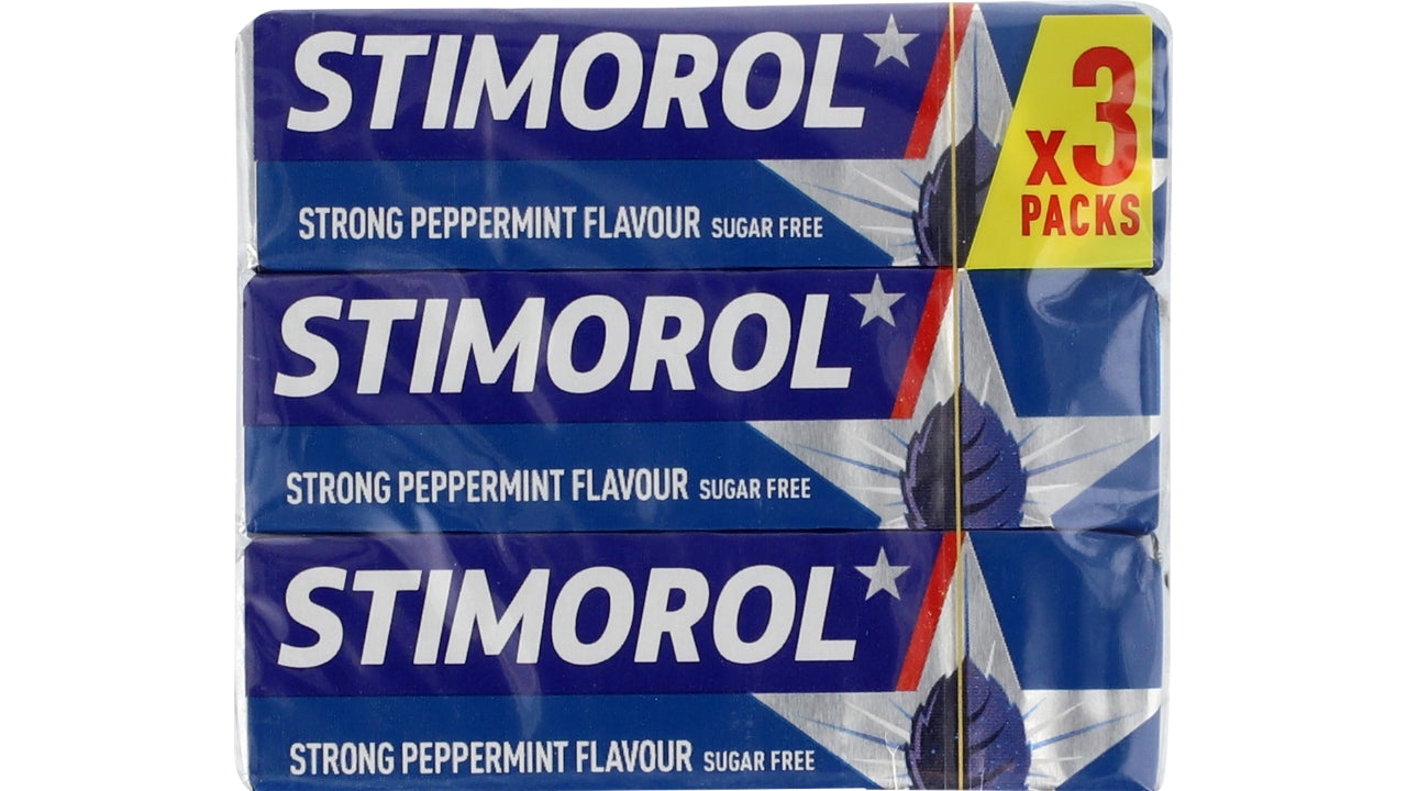 Stimorol strong peppermint 12x3pk x42g